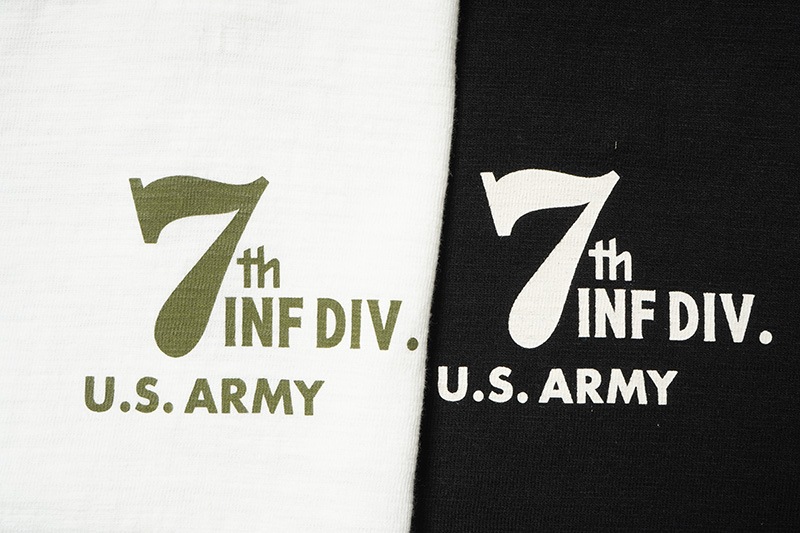 BUZZ RICKSON'S Хꥯ ȾµT "S/Y TEE 7th INFANTRY" BR79370