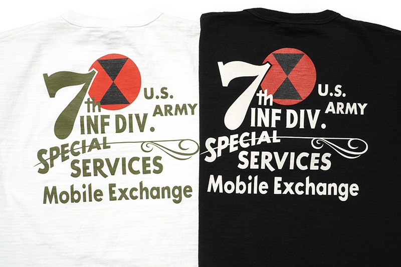 BUZZ RICKSON'S Хꥯ ȾµT "S/Y TEE 7th INFANTRY" BR79370