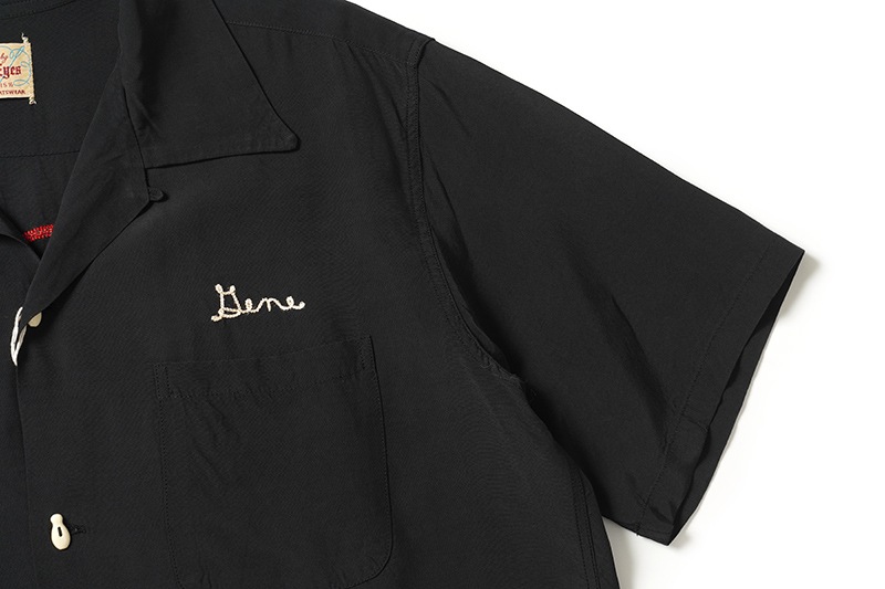 STYLE EYES �������륢���� Ⱦµ �����  RAYON BOWLING SHIRT  "I.F.A"  SE39457