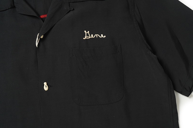 STYLE EYES �������륢���� Ⱦµ �����  RAYON BOWLING SHIRT  "I.F.A"  SE39457