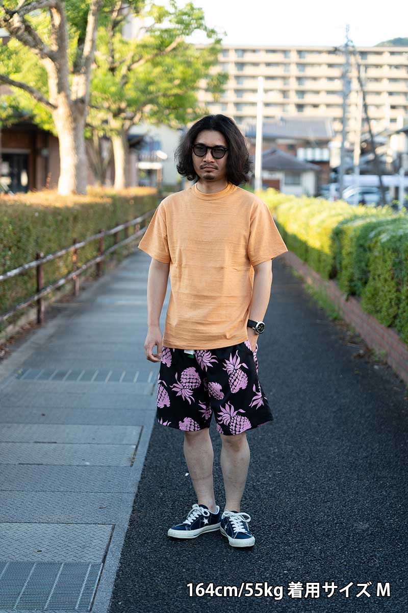 WAREHOUSE �������ϥ��� Ⱦµ T����� Lot 4601 "̵��" 4601-MUJI(25SS)