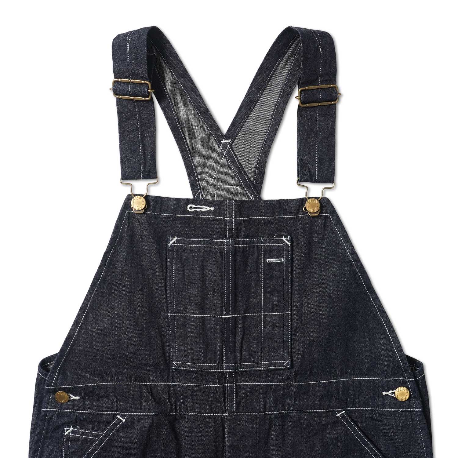HEADLIGHT �إåɥ饤�� �����С�������  "HEADLIGHT 9.5oz. SPECIAL WEAVE DENIM HIGH BACK OVERALLS" HD42611