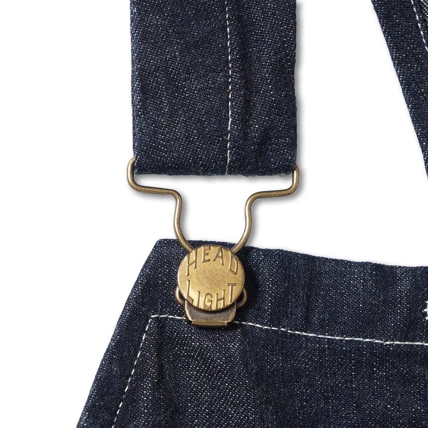 HEADLIGHT �إåɥ饤�� �����С�������  "HEADLIGHT 9.5oz. SPECIAL WEAVE DENIM HIGH BACK OVERALLS" HD42611