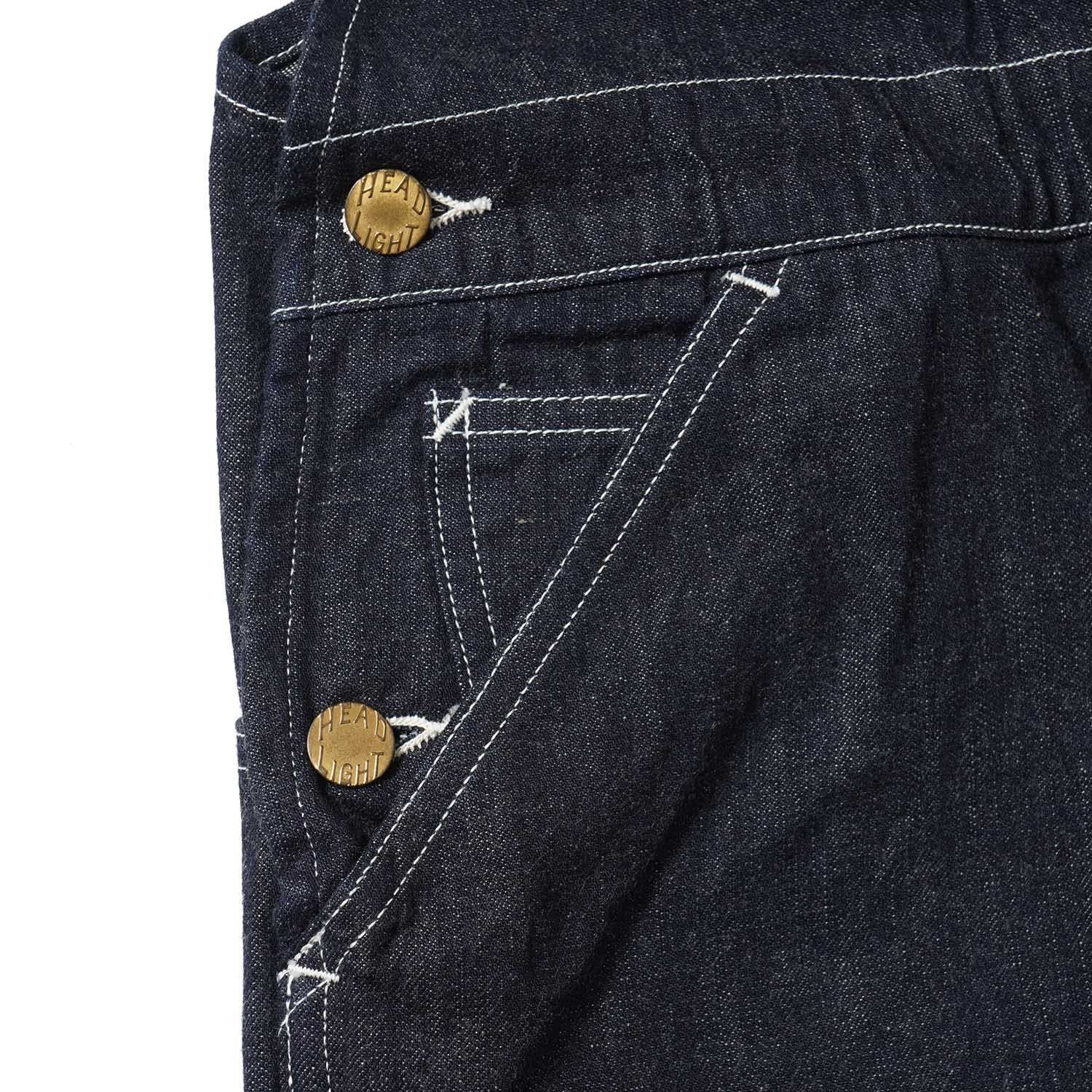 HEADLIGHT �إåɥ饤�� �����С�������  "HEADLIGHT 9.5oz. SPECIAL WEAVE DENIM HIGH BACK OVERALLS" HD42611