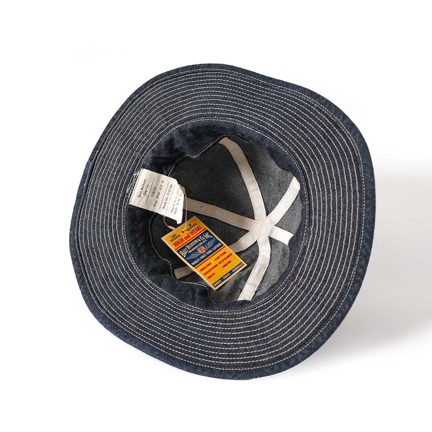 BUZZ RICKSON'S �Х��ꥯ���� ˹�� �ϥå� "HAT, WORKING, DENIM" BR01476A