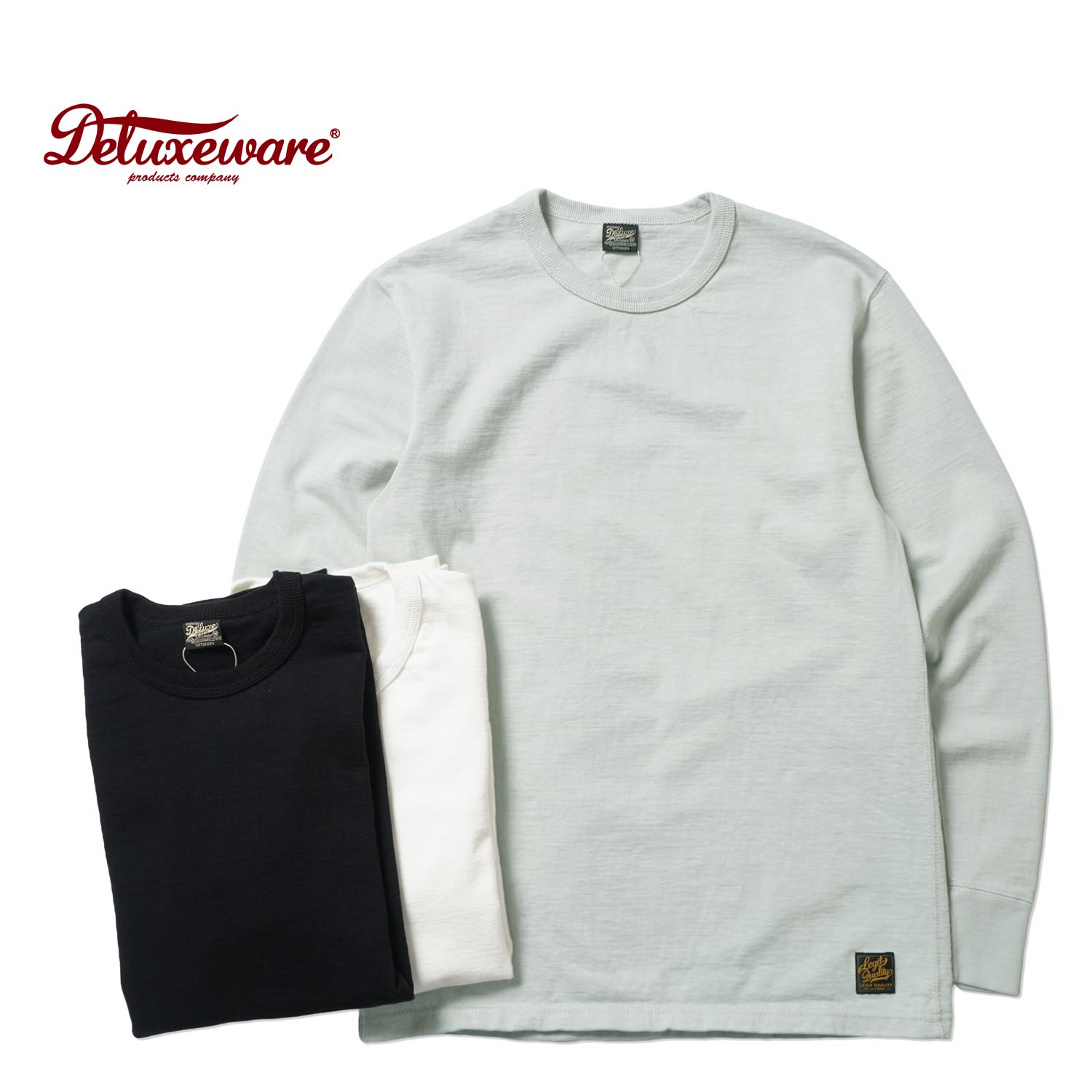 DELUXEWARE �ǥ�å��������� Ĺµ T�����  "PLAIN LONG SLEEVE"  DXTL-00