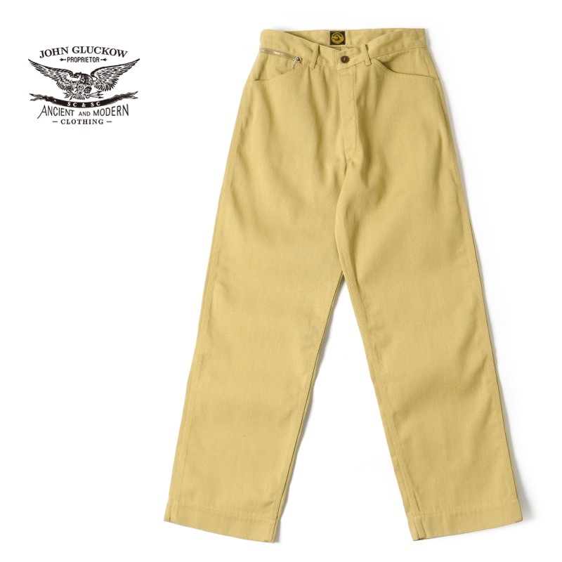 �ڥ�󥦥��å����  JOHN GLUCKOW ����󥰥�å���  �ѥ��  Lot JG-21 "Strongarm Sport Dungarees"  JG-21-23S-OW