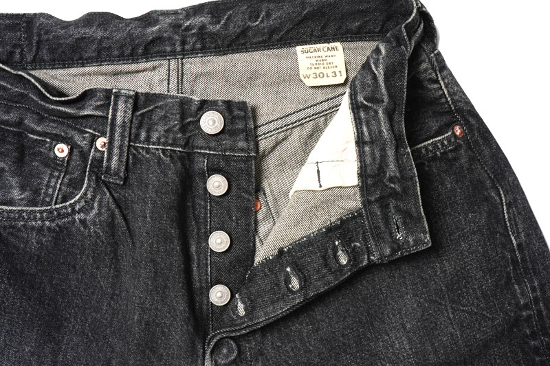 SUGAR CANE ���奬�������� �ѥ�� "14.25oz. BLACK DENIM 1947 HARD WASH MODEL (REGULAR STRAIGHT) "   SC42460H