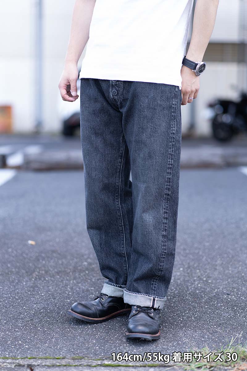 SUGAR CANE ���奬�������� �ѥ�� "14.25oz. BLACK DENIM 1947 HARD WASH MODEL (REGULAR STRAIGHT) "   SC42460H