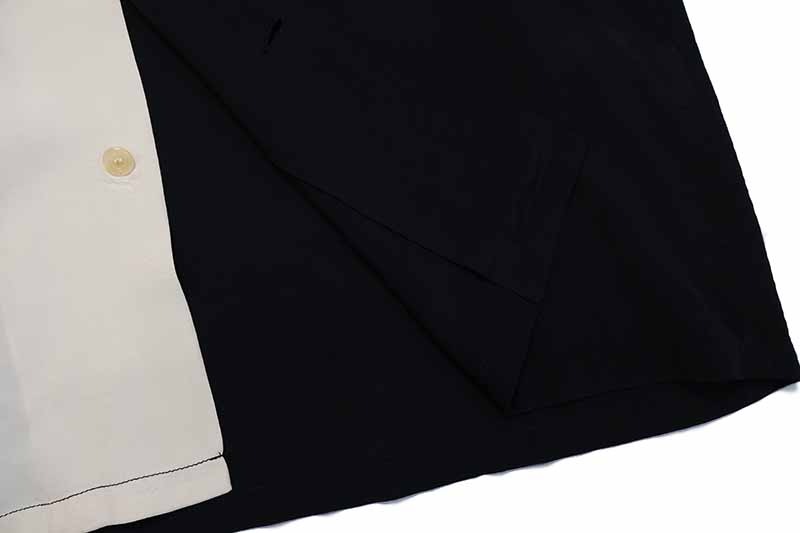 STYLE EYES �������륢���� Ⱦµ ����� ��DUO TONE��S/S RAYON BOWLING SHIRT SE38370