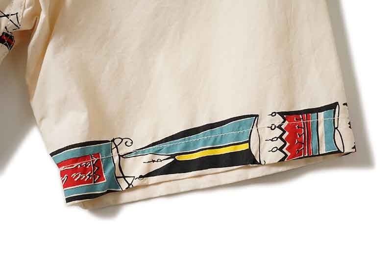 STAR OF HOLLYWOOD ���������֥ϥꥦ�å� Ⱦµ ����� BROAD COTTON OPEN SHIRT "SEA VOYAGE" SH38392