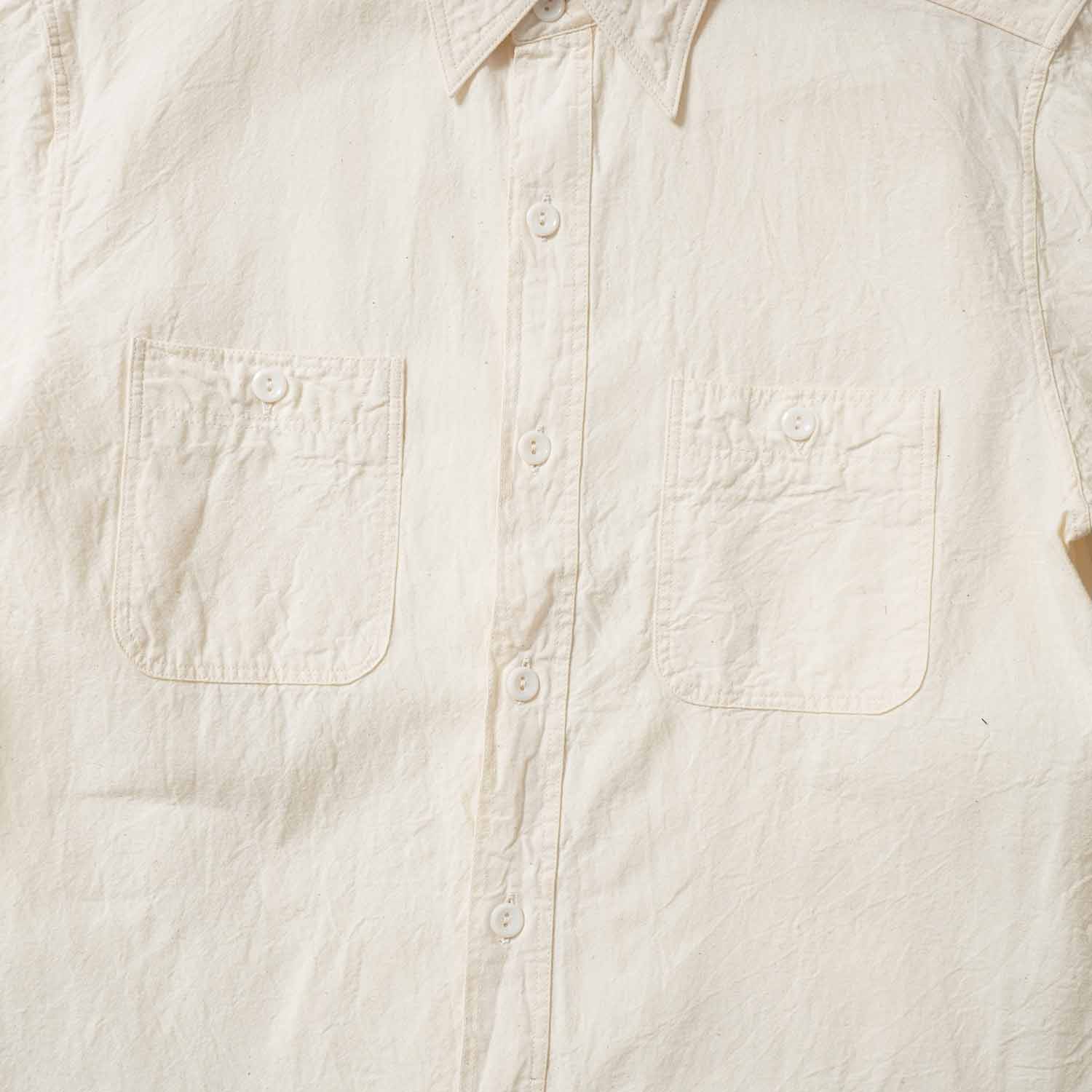 BUZZ RICKSON'S �Х��ꥯ���� Ĺµ����� ��WHITE CHAMBRAY WORK SHIRT�� BR25996