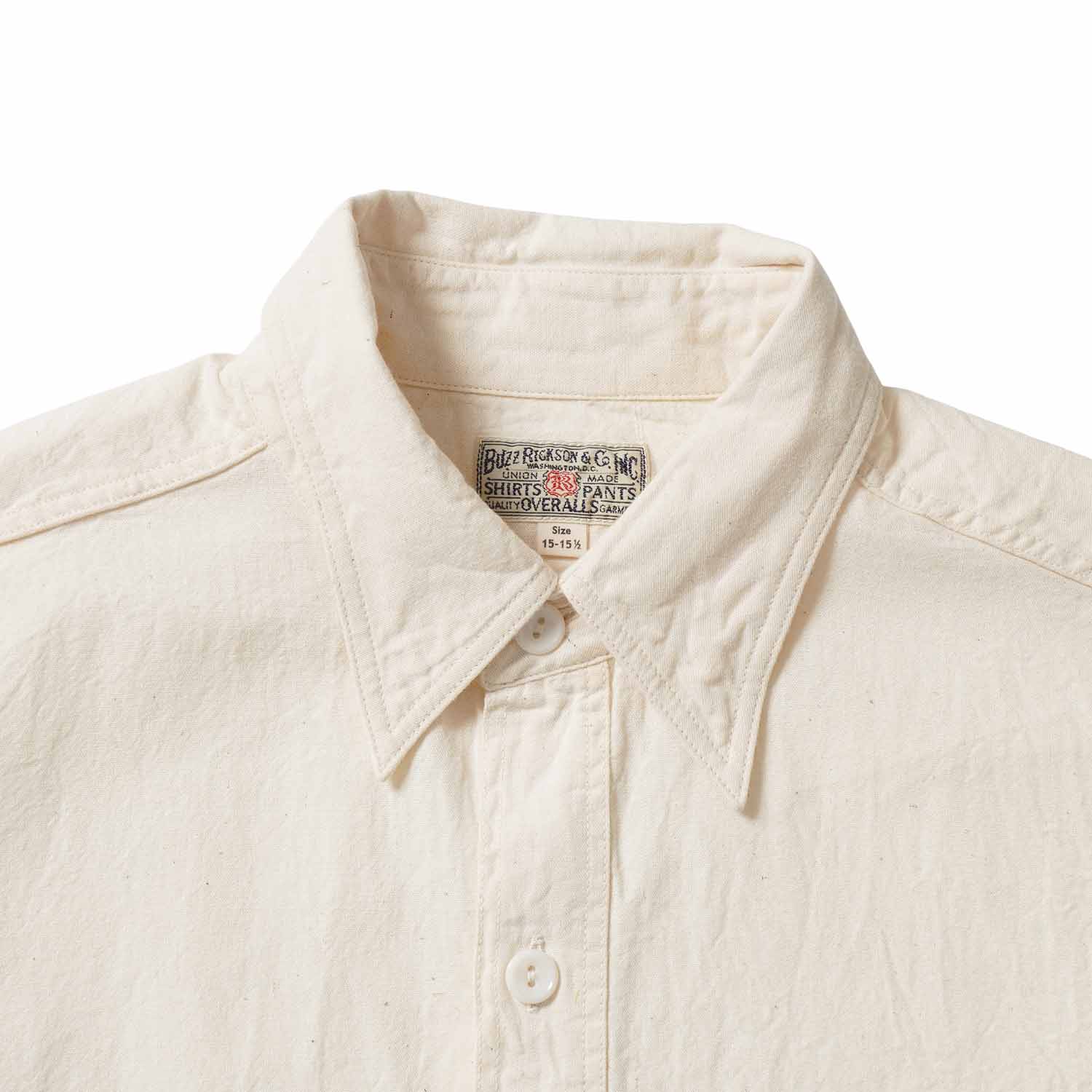 BUZZ RICKSON'S �Х��ꥯ���� Ĺµ����� ��WHITE CHAMBRAY WORK SHIRT�� BR25996