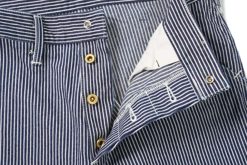 HEADLIGHT �إåɥ饤�� �ѥ��   "11oz. HICKORY STRIPE DUNGAREES"  HD42457