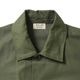 BUZZ RICKSON'S �Х��ꥯ���� ���㥱�å�  SHIRT MAN'S COTTON SATEEN OLIVE GREEN SHADE107  "DEMILITARIZED ZONE" BR29586