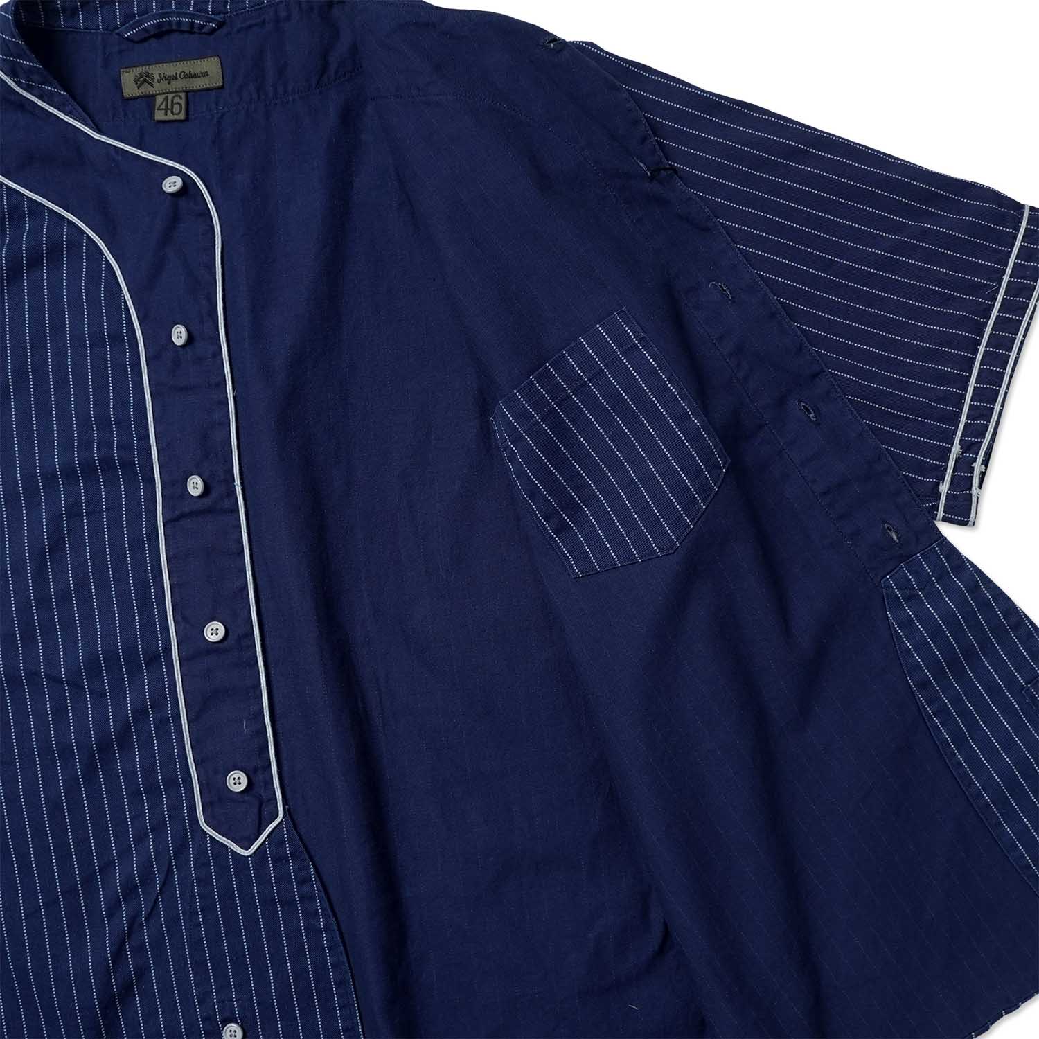 Nigel Cabourn �ʥ������륱���ܥ� Ⱦµ�١����ܡ��륷��� "BASEBALL SH S/S - COTTON WABASH" 80520011003