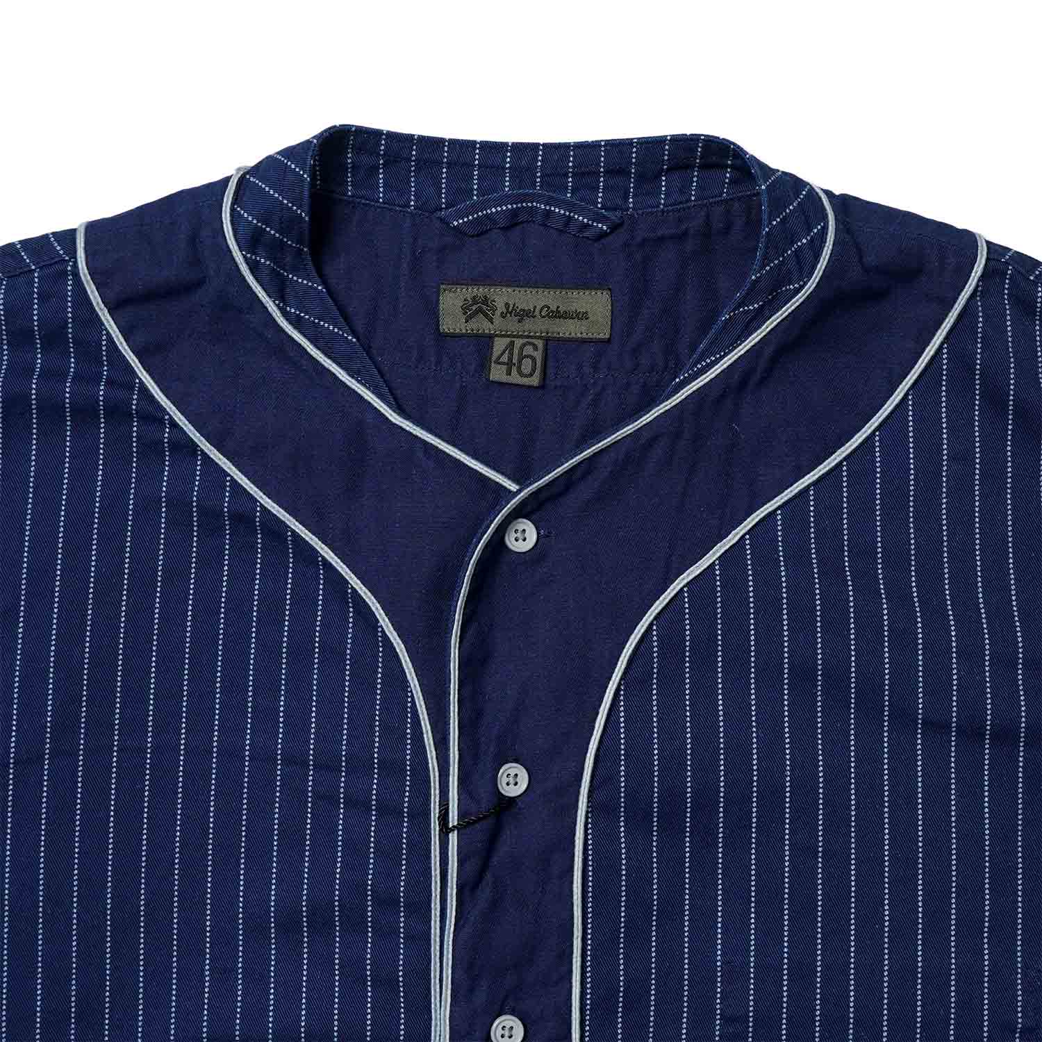 Nigel Cabourn �ʥ������륱���ܥ� Ⱦµ�١����ܡ��륷��� "BASEBALL SH S/S - COTTON WABASH" 80520011003