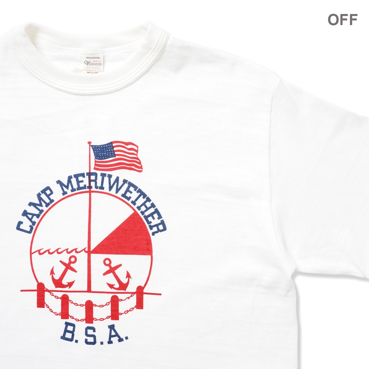 WAREHOUSE �������ϥ��� Ⱦµ T����� Lot 4601 "CAMP MERIWETHER" 4601-CAMP(26MS)