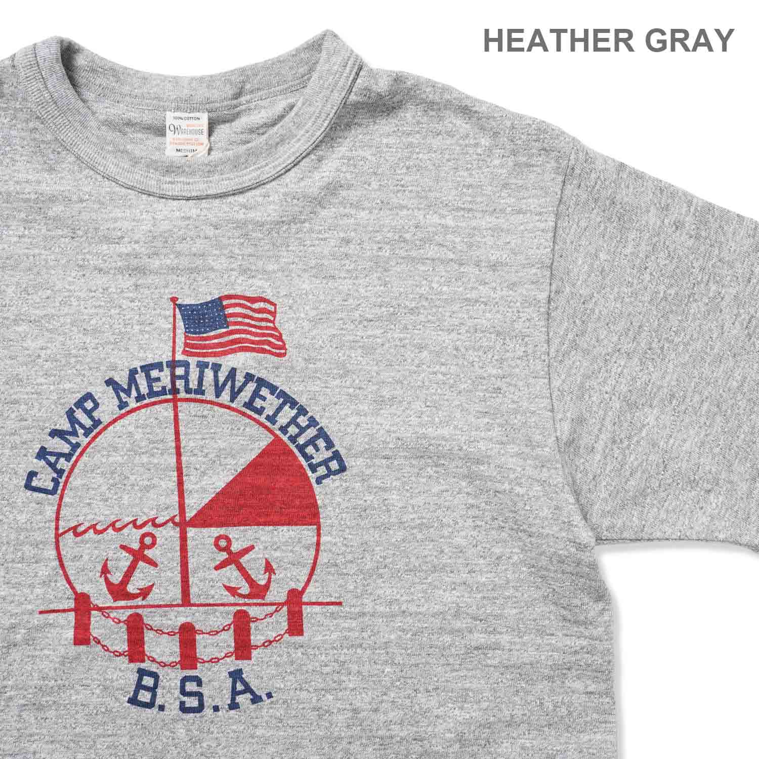 WAREHOUSE �������ϥ��� Ⱦµ T����� Lot 4601 "CAMP MERIWETHER" 4601-CAMP(26MS)