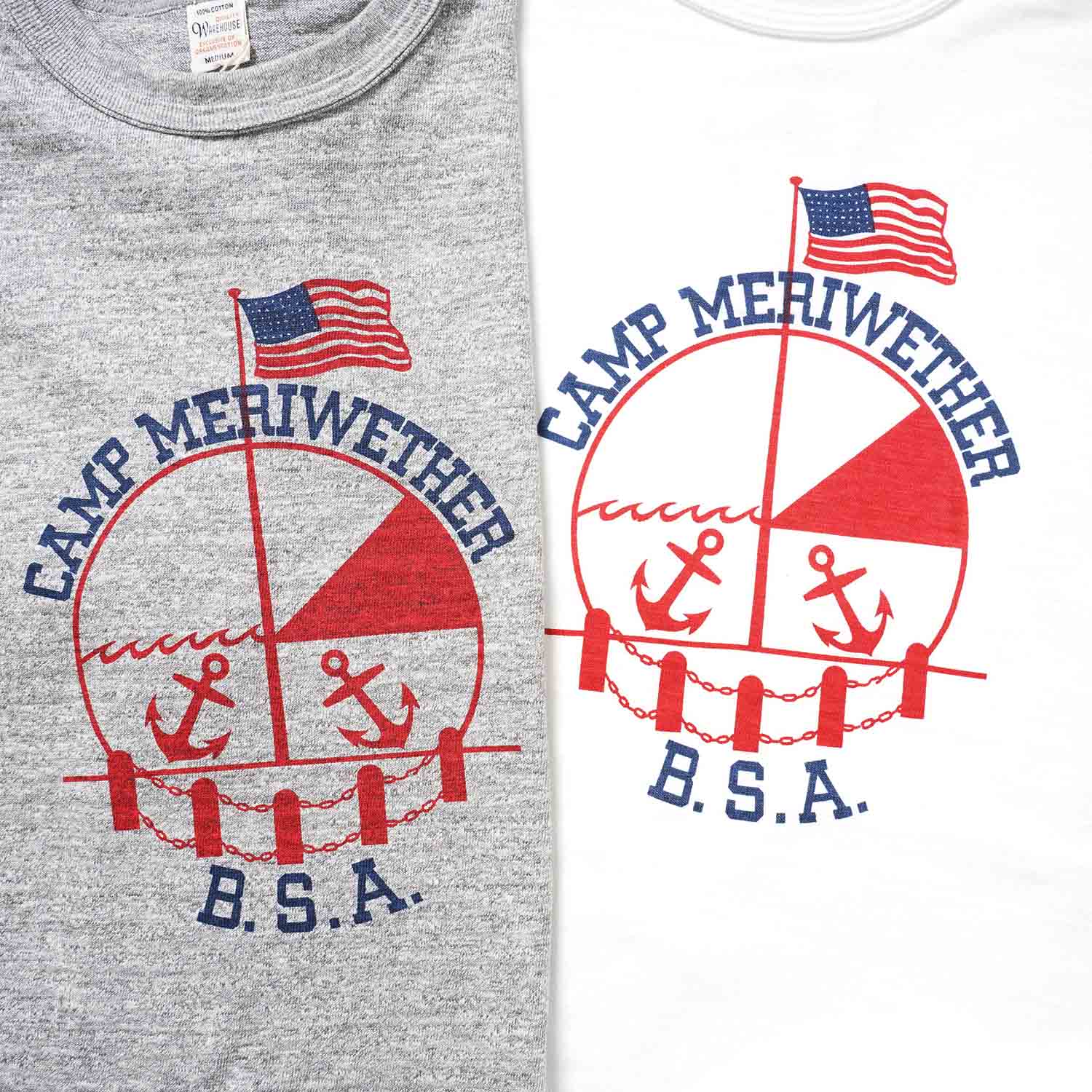 WAREHOUSE �������ϥ��� Ⱦµ T����� Lot 4601 "CAMP MERIWETHER" 4601-CAMP(26MS)