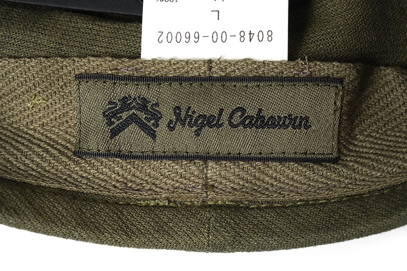 Nigel Cabourn �ʥ������륱���ܥ� ˹�� ����å� "40S US ARMY CAP FADE CLOTH" 80480066002