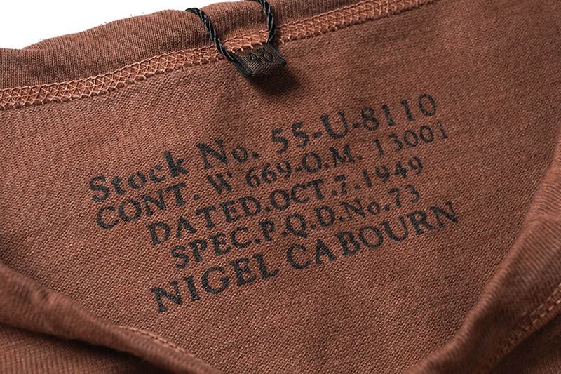 Nigel Cabourn ʥ륱ܥ  ĹµT  "9.5oz 40s USMC L/S PIGMENT "  80500020031