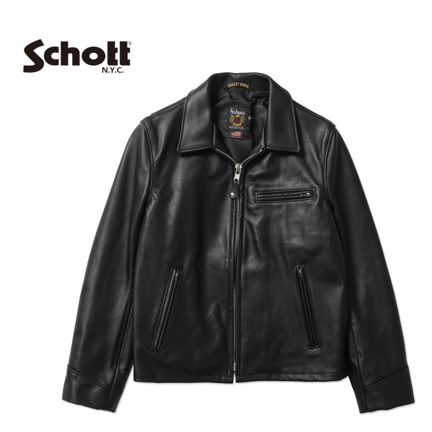Schott ����å� �쥶�� �ȥ�å������㥱�å�  "103US TRUCKER JACKET"  782-5950028(7209)