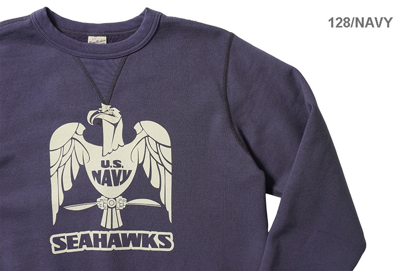 BUZZ RICKSON'S �Х��ꥯ���� �������åȡ��ȥ졼�ʡ� SET-IN CREW NECK SWEAT SHIRT ��U.S.NAVY SEAHAWKS�� BR69631