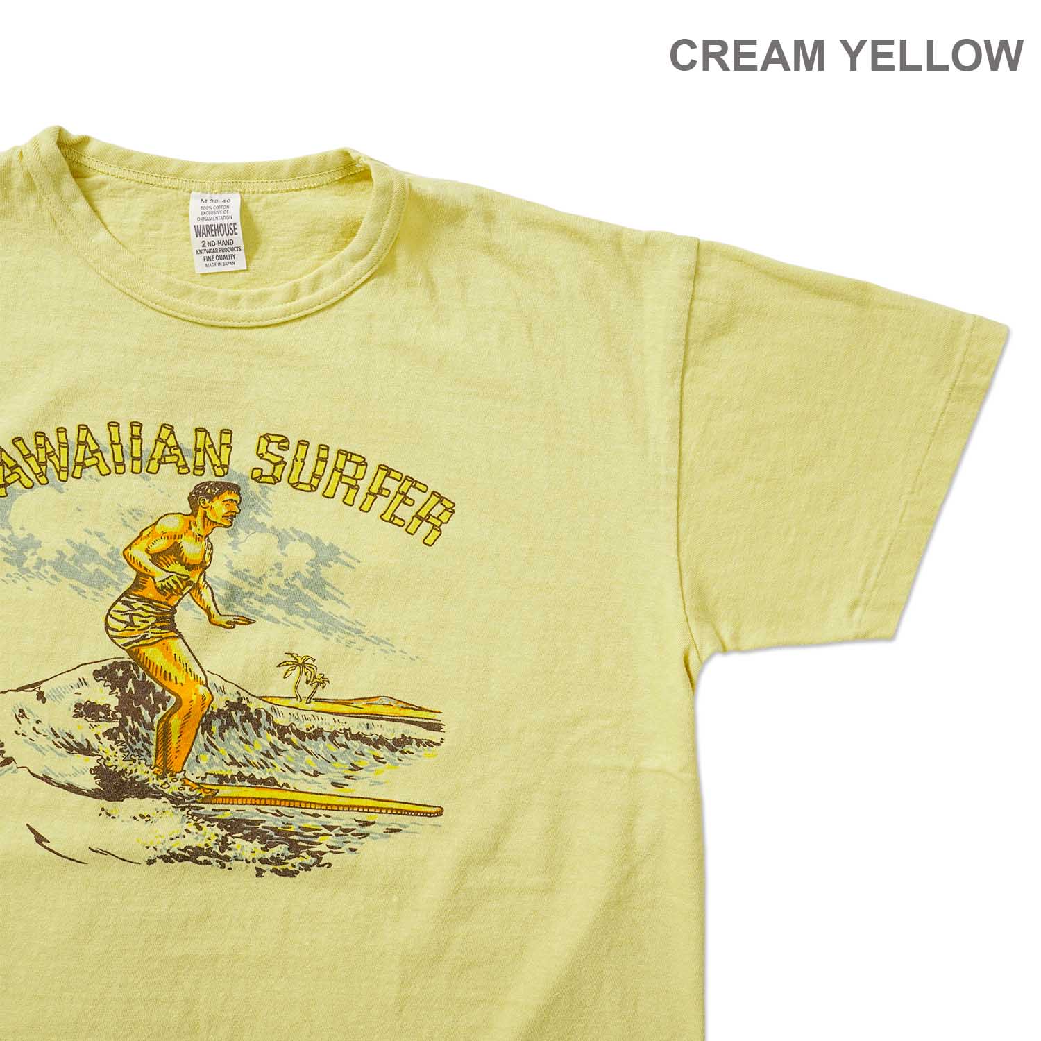 WAREHOUSE �������ϥ��� Ⱦµ T����� Lot 4064 "HAWAIIAN SURFER"  4064-HAWAIIAN(26SS)