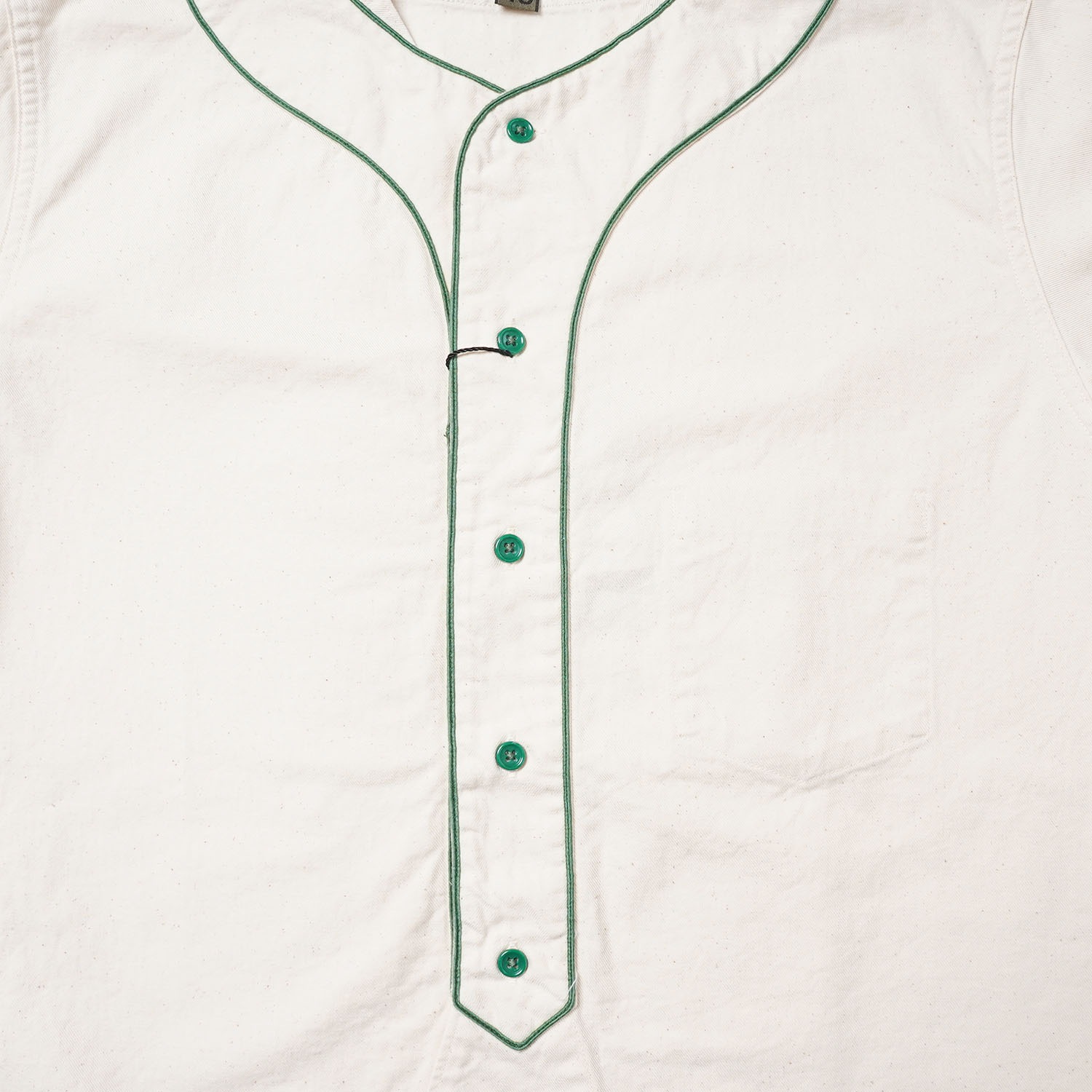 Nigel Cabourn �ʥ������륱���ܥ� Ⱦµ�١����ܡ��륷��� "BASEBALL SHIRT S/S - COTTON TWILL" 80520011002