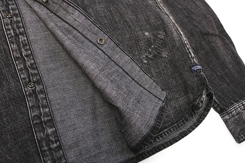 SCOTCH&SODA �����å�����ɥ����� Ĺµ����� WASHED DENIM SHIRT REGULAR FIT 133621 282-71401