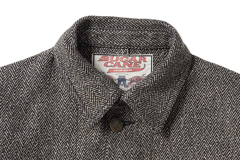 SUGAR CANE ���奬�������� ���С������� ���㥱�å� "FICTION ROMANCE 16.7oz. INDIGO TWEED WORK COAT" SC15835