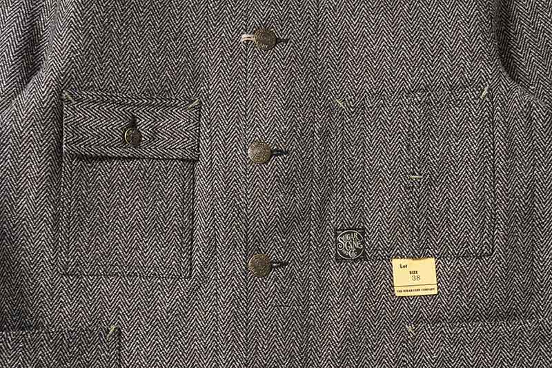 SUGAR CANE ���奬�������� ���С������� ���㥱�å� "FICTION ROMANCE 16.7oz. INDIGO TWEED WORK COAT" SC15835