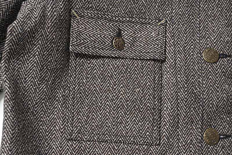 SUGAR CANE ���奬�������� ���С������� ���㥱�å� "FICTION ROMANCE 16.7oz. INDIGO TWEED WORK COAT" SC15835