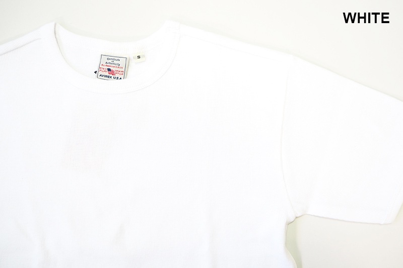 AVIREX å Ⱦµ T "MINI WAFFLE CREW-NECK S/S T-SHIRT" AVI6143150