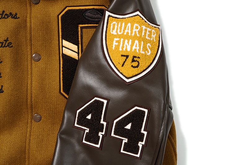 Whitesville �ۥ磻�ĥӥ롡����ɥ��㥱�åȡ�30oz. WOOL MELTON AWARD JACKET ��FIGHTING CONDORS�� (GOLD)  WV15603-156