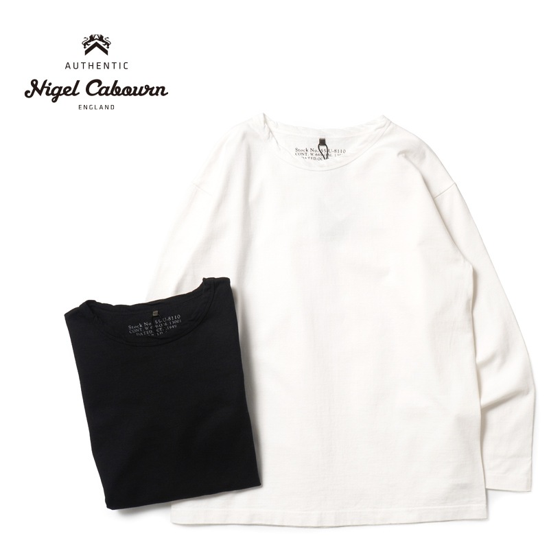 Nigel Cabourn ʥ륱ܥ  ĹµT  "9.5oz 40s USMC L/S"  80500020030