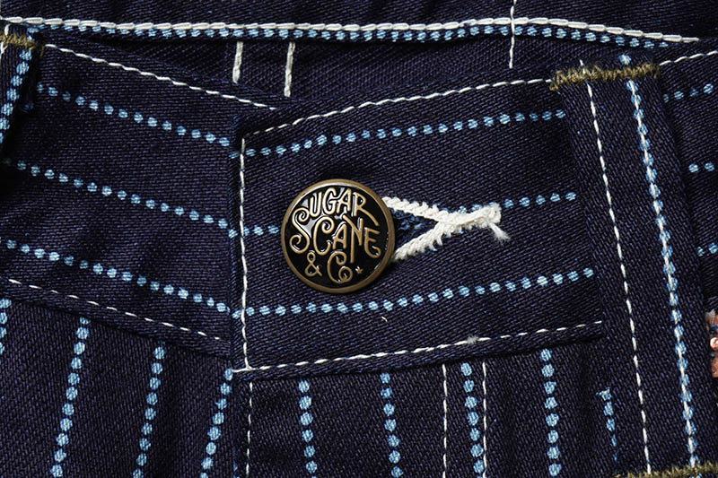 SUGAR CANE ���奬�������� ���硼�ȥѥ��  FICTION ROMANCE  "9oz. WABASH STRIPE ZIP FLY SHORTS"  SC51443