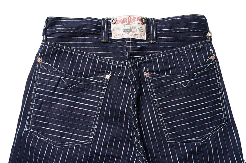 SUGAR CANE ���奬�������� ���硼�ȥѥ��  FICTION ROMANCE  "9oz. WABASH STRIPE ZIP FLY SHORTS"  SC51443