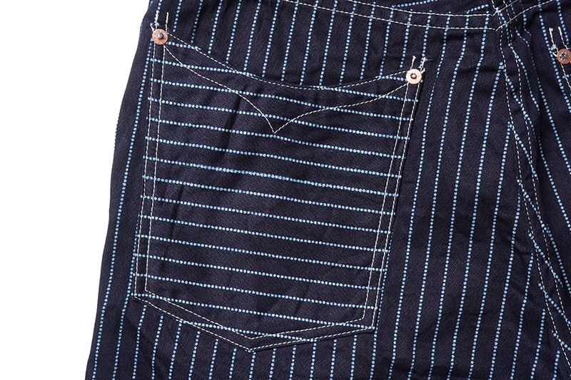 SUGAR CANE ���奬�������� ���硼�ȥѥ��  FICTION ROMANCE  "9oz. WABASH STRIPE ZIP FLY SHORTS"  SC51443