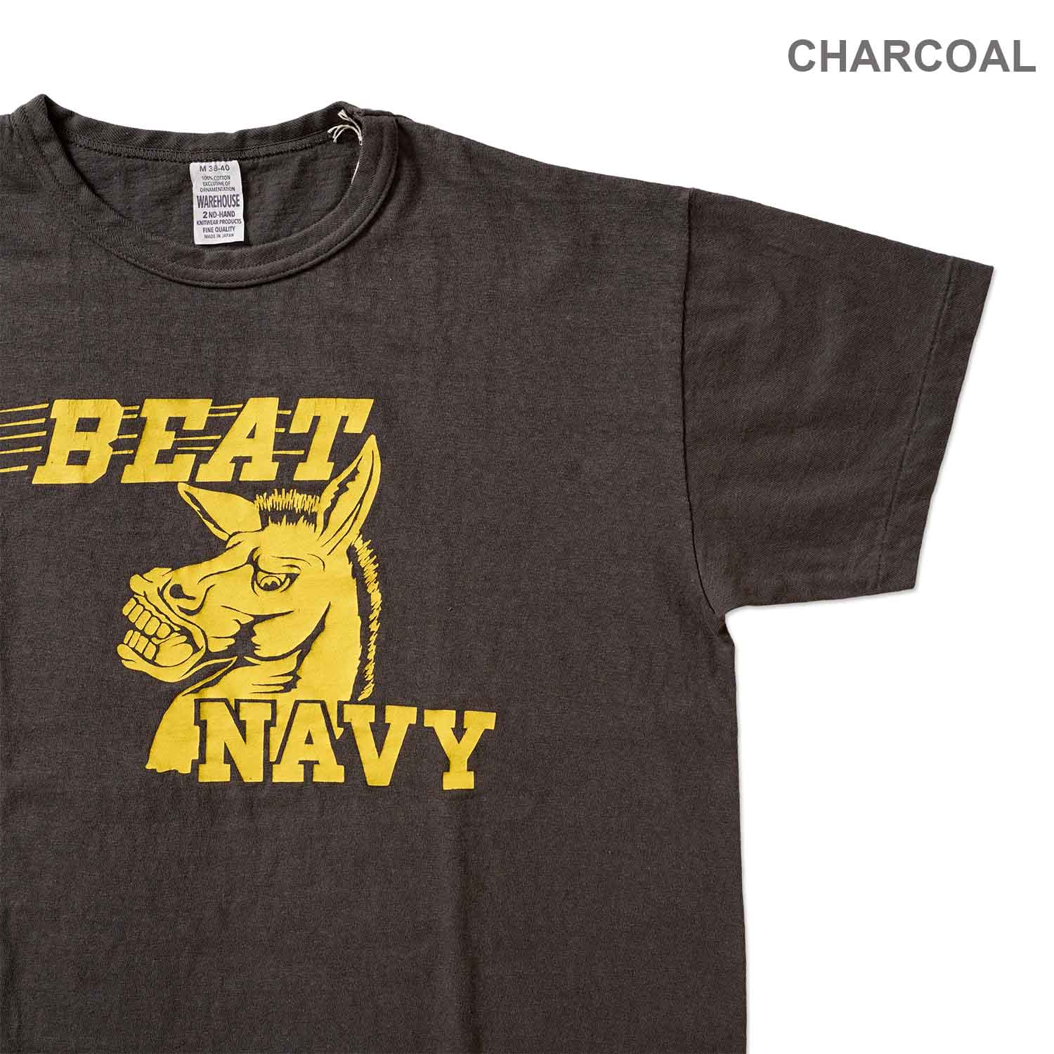 WAREHOUSE �������ϥ��� Ⱦµ T����� Lot 4064 "BEAT NAVY"  4064-BEAT(26SS)