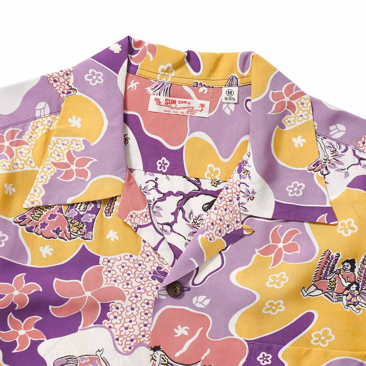 SUN SURF ���󥵡��� Ⱦµ �����ϥ���� RAYON HAWAIIAN SHIRT ��PARADISE HULA�� SS39624