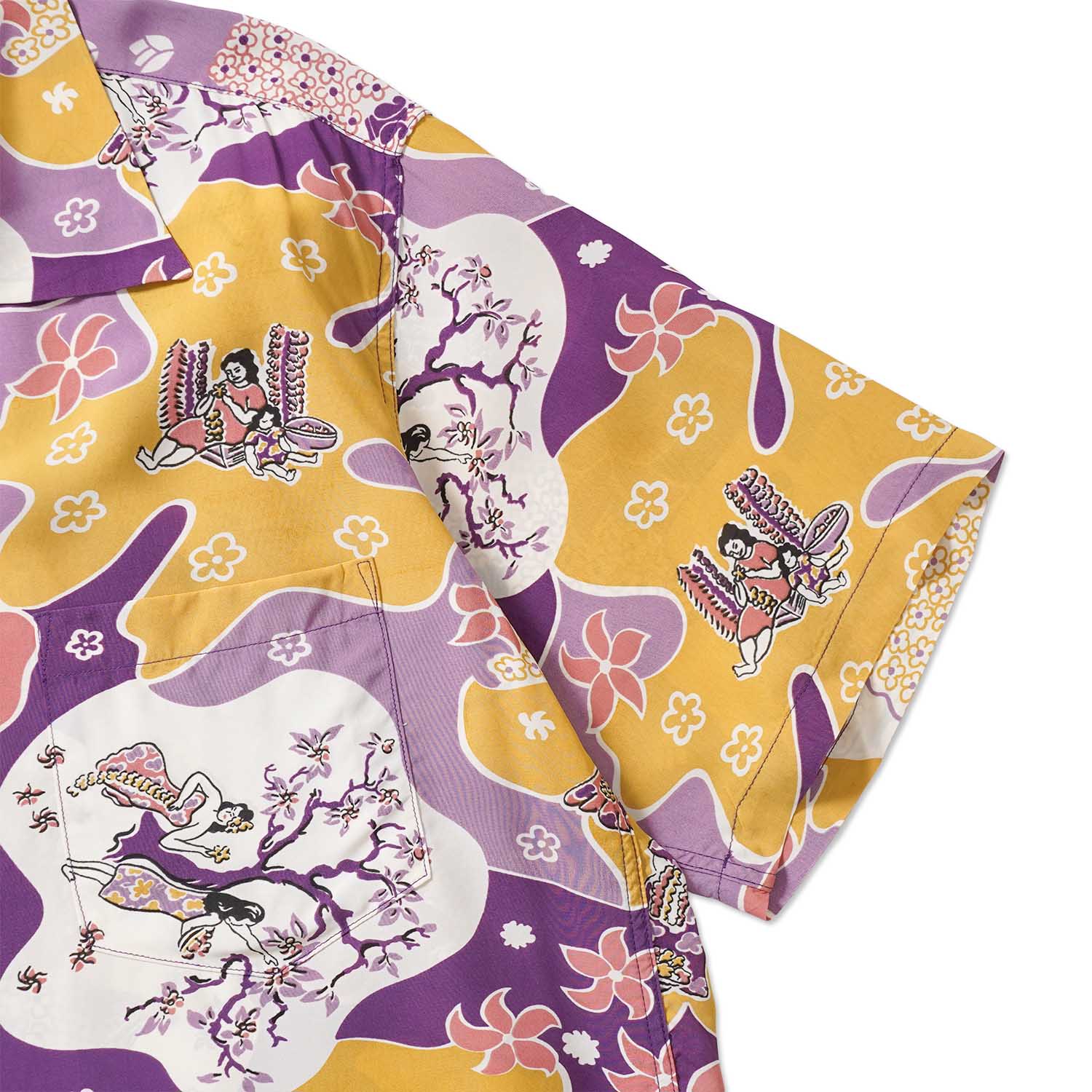 SUN SURF ���󥵡��� Ⱦµ �����ϥ���� RAYON HAWAIIAN SHIRT ��PARADISE HULA�� SS39624