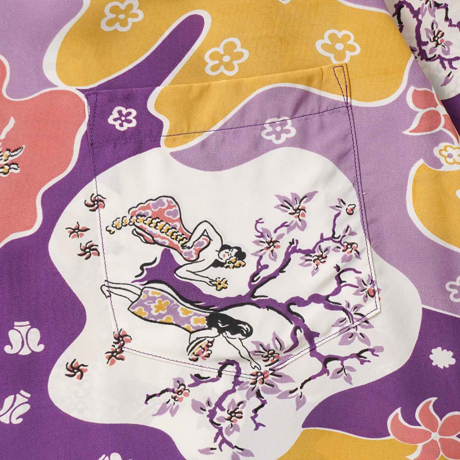 SUN SURF ���󥵡��� Ⱦµ �����ϥ���� RAYON HAWAIIAN SHIRT ��PARADISE HULA�� SS39624