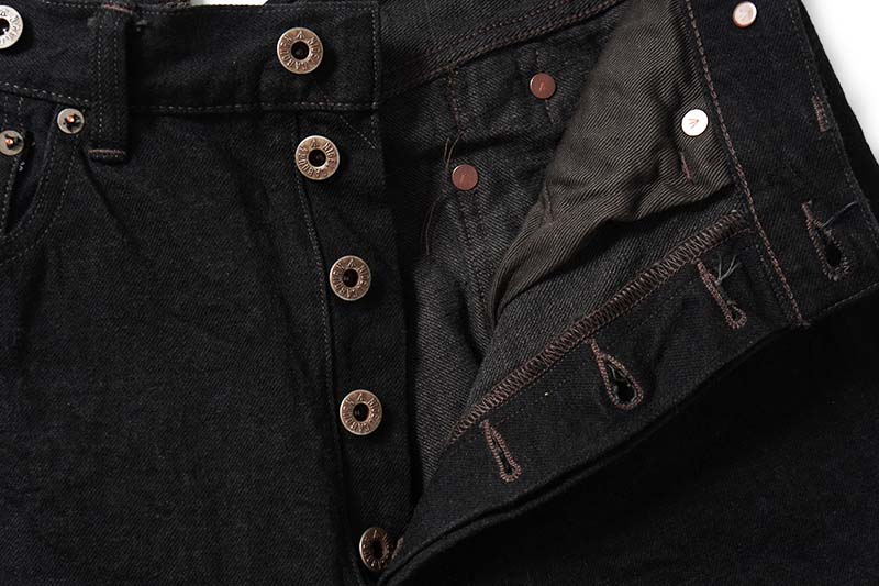 �ڥ�󥦥��å����Nigel Cabourn �ʥ������륱���ܥ� �ѥ�� "RAILMAN DENIM PANT BLACK" 80510050125
