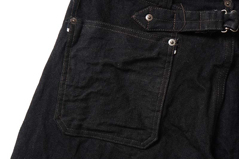 �ڥ�󥦥��å����Nigel Cabourn �ʥ������륱���ܥ� �ѥ�� "RAILMAN DENIM PANT BLACK" 80510050125
