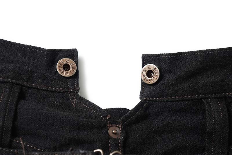 �ڥ�󥦥��å����Nigel Cabourn �ʥ������륱���ܥ� �ѥ�� "RAILMAN DENIM PANT BLACK" 80510050125
