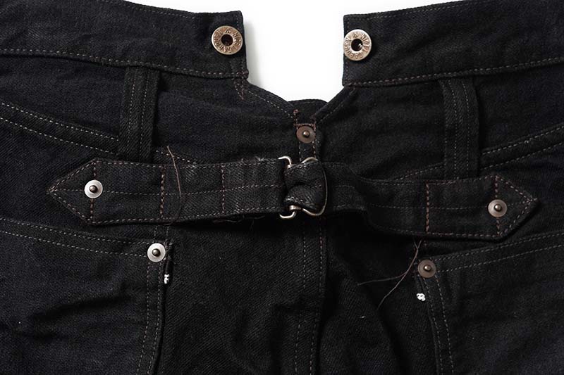 �ڥ�󥦥��å����Nigel Cabourn �ʥ������륱���ܥ� �ѥ�� "RAILMAN DENIM PANT BLACK" 80510050125