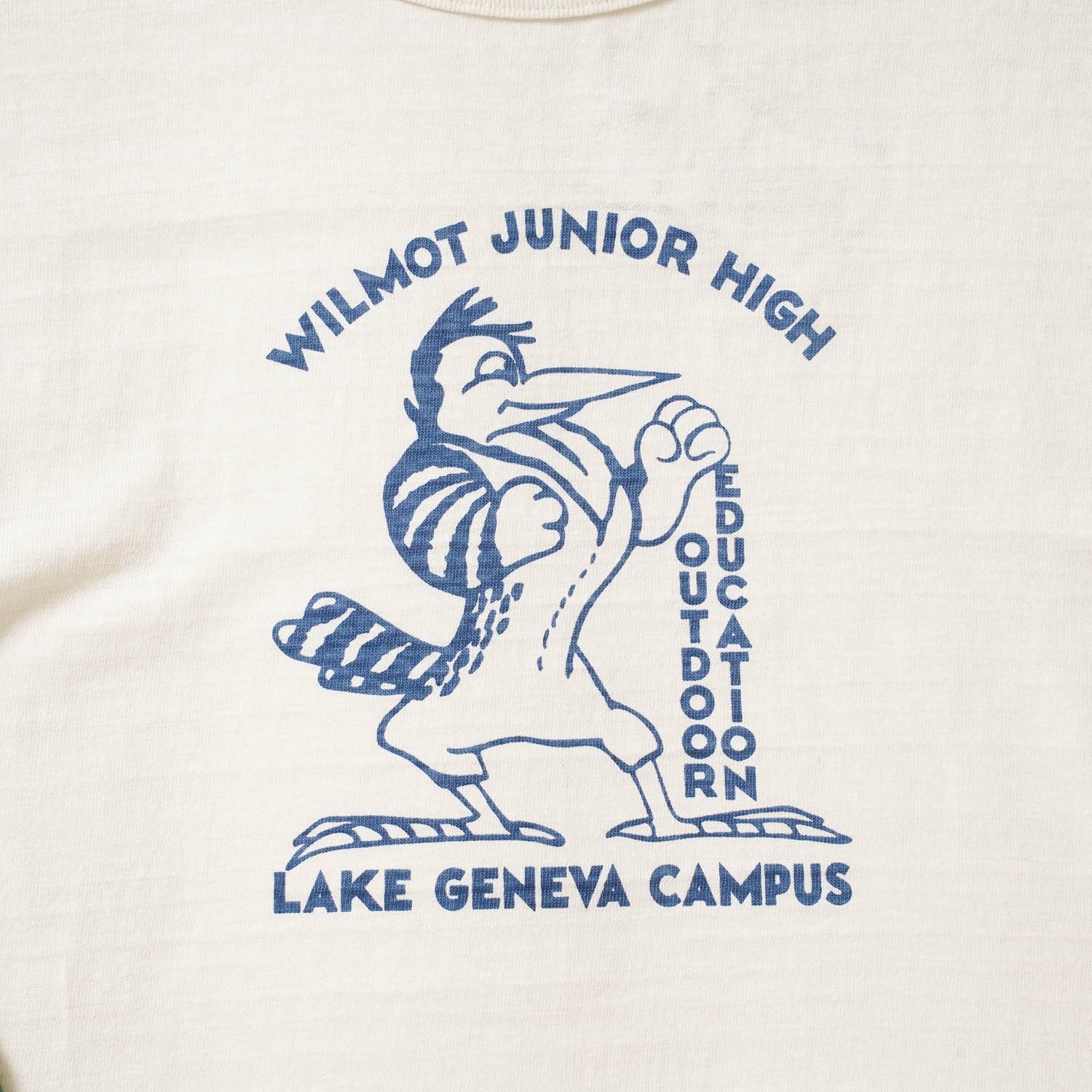 WAREHOUSE �������ϥ��� 7ʬµ �١����ܡ���T Lot.4800  "WILMOT JUNIOR HIGH"  4800-WILMOT(26SS)