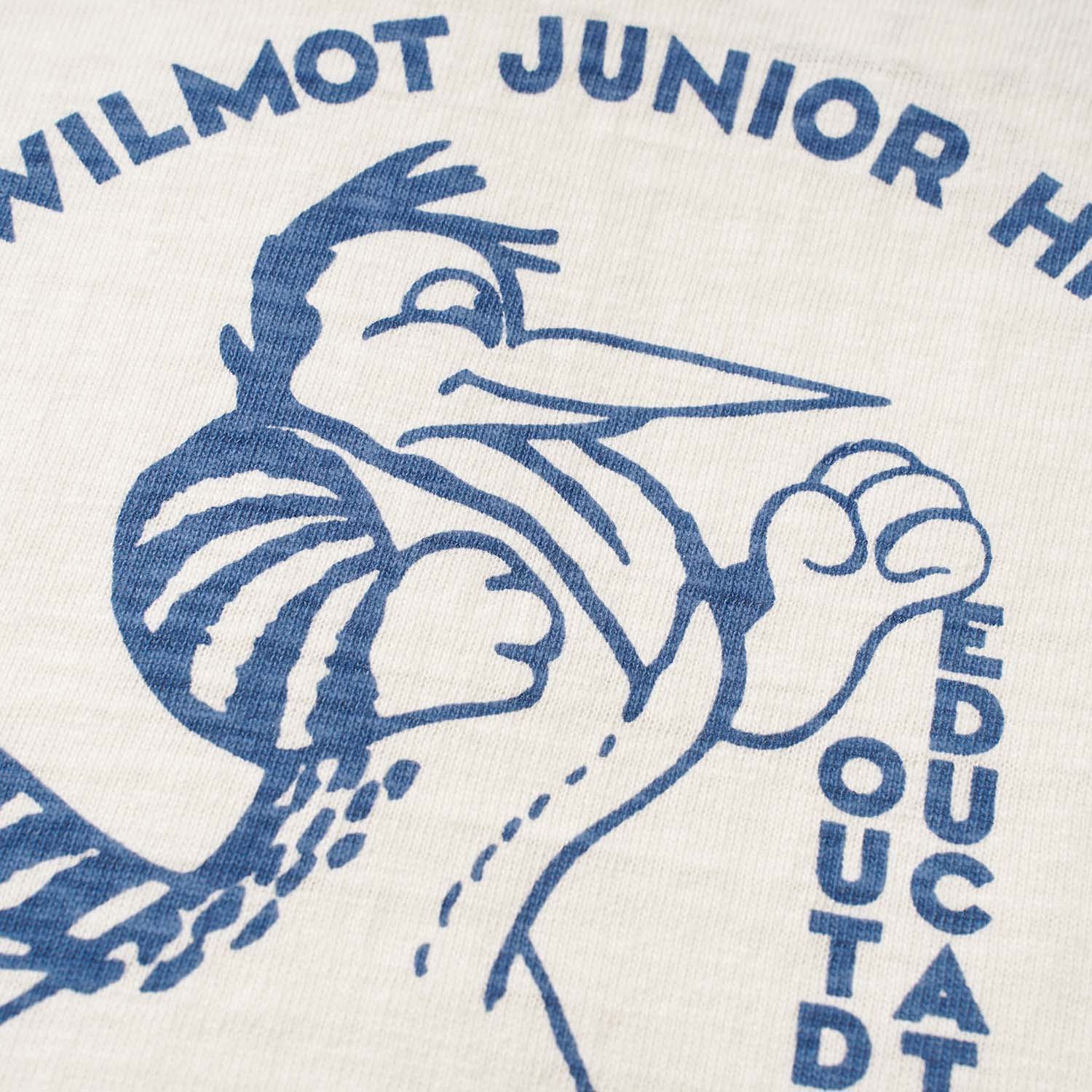 WAREHOUSE �������ϥ��� 7ʬµ �١����ܡ���T Lot.4800  "WILMOT JUNIOR HIGH"  4800-WILMOT(26SS)